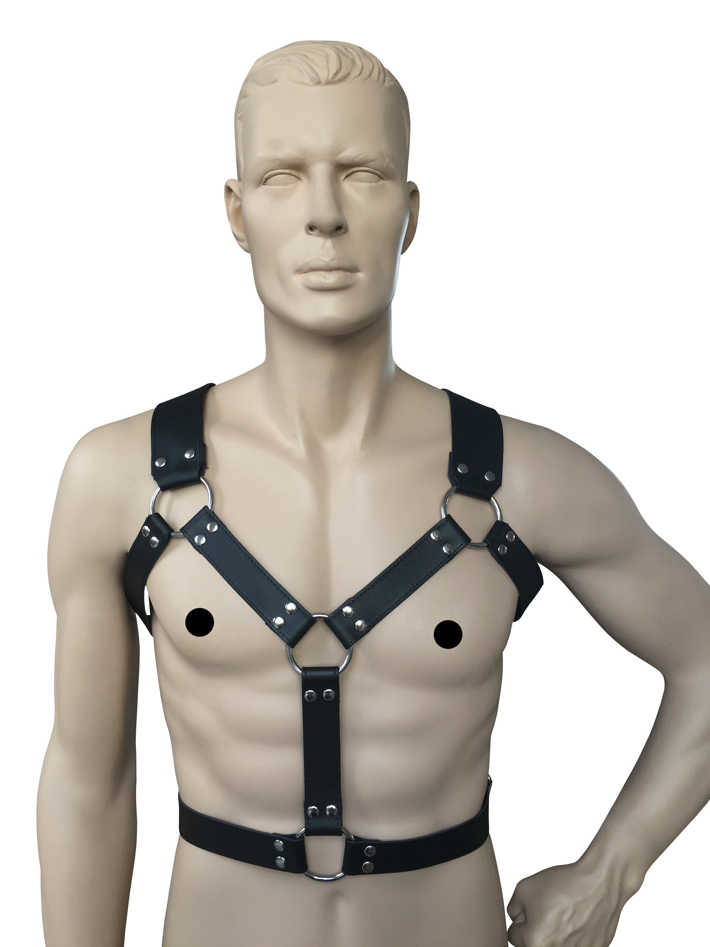 Männerharness mit Handfessel