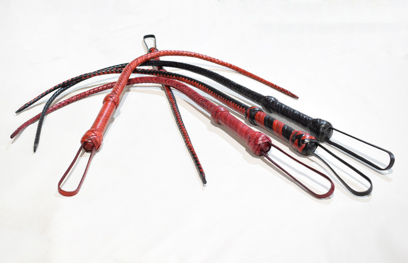 Lederpeitsche Short Singletail Karabace - 60cm