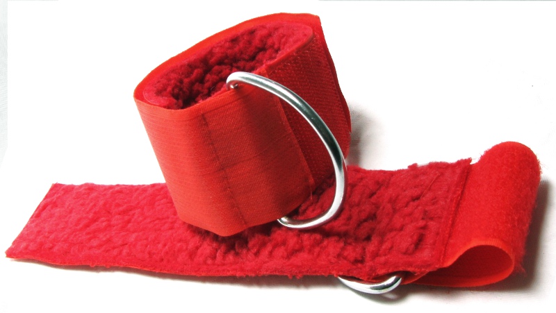 FESSEL - Patientenfessel gepolstert rot