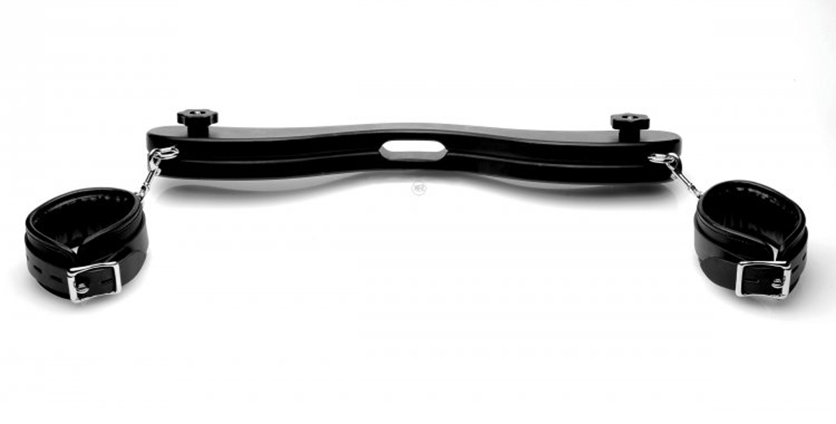 Extremer Humbler/Hodenpranger mit Knöchelmanschetten